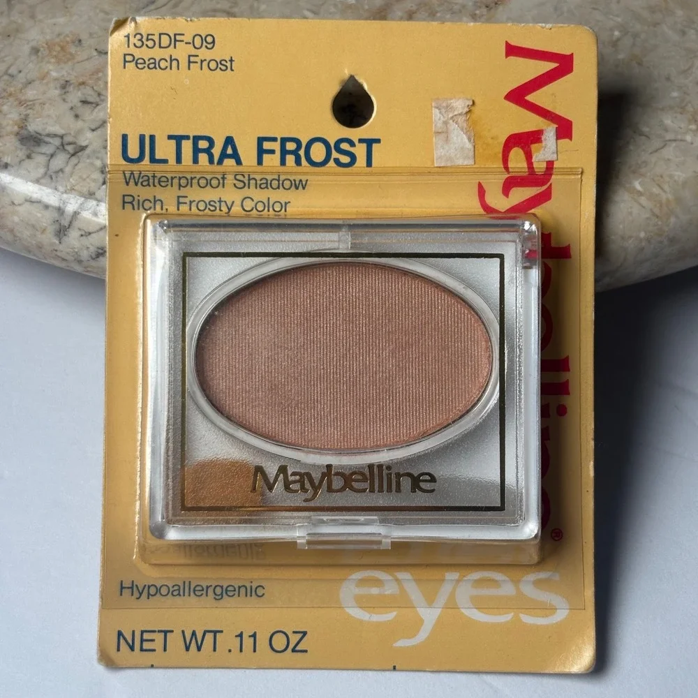 Maybelline Ultra Frost Eyeshadow .11oz Peach Frost 135DF-09 Vintage 1979 NIP